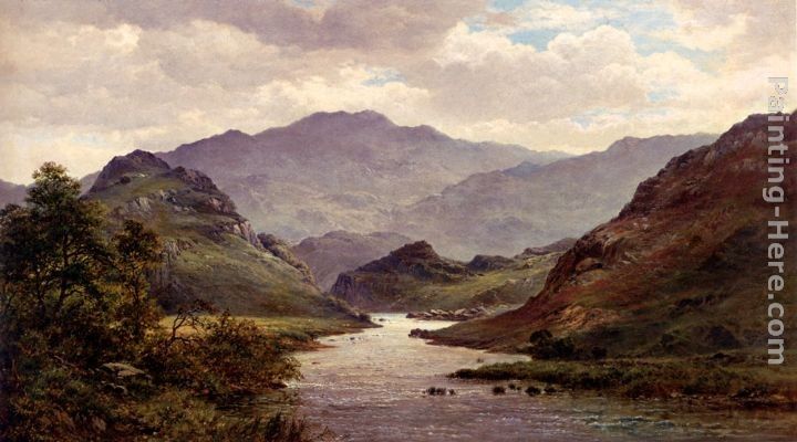 Alfred de Breanski Snr The River Colwyn, North Wales